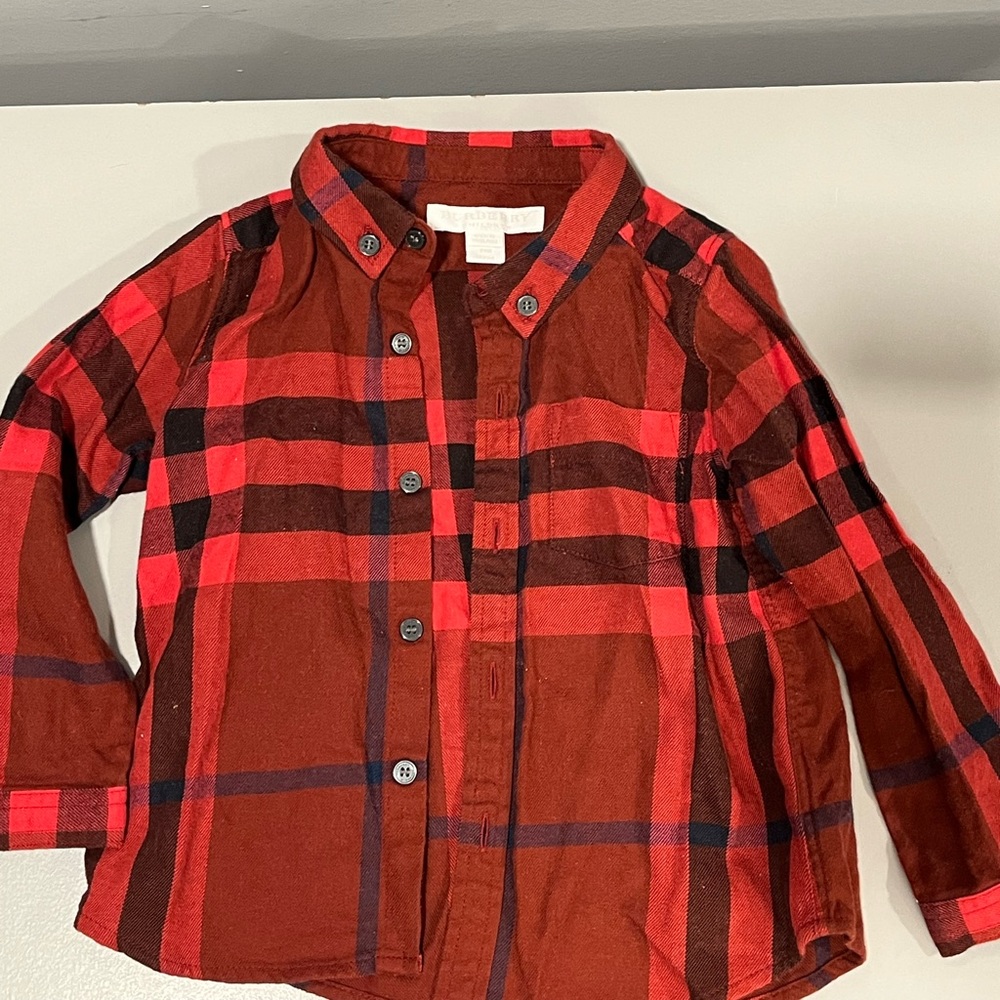 Burberry 12M Boy Dress Shirt